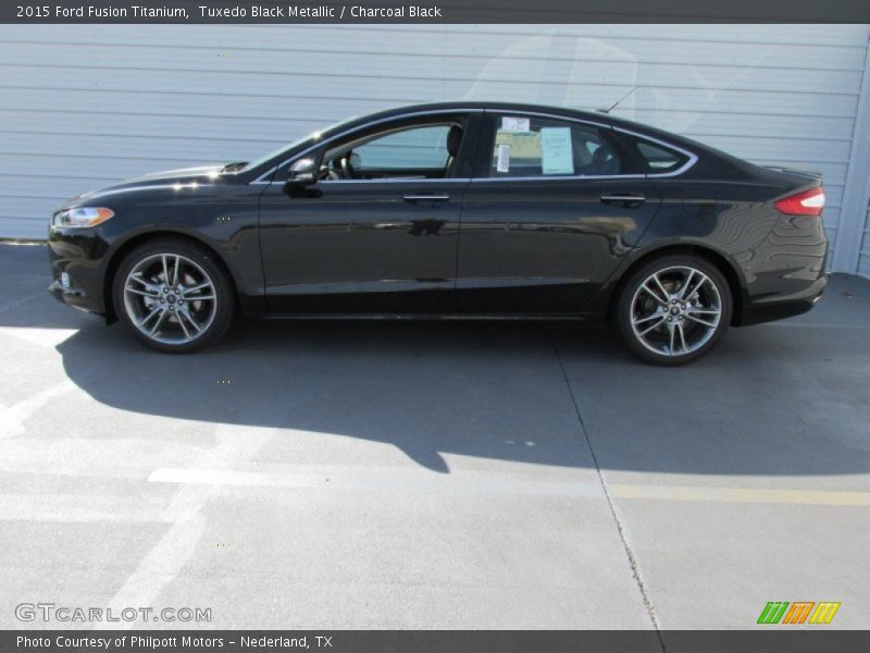 Tuxedo Black Metallic / Charcoal Black 2015 Ford Fusion Titanium