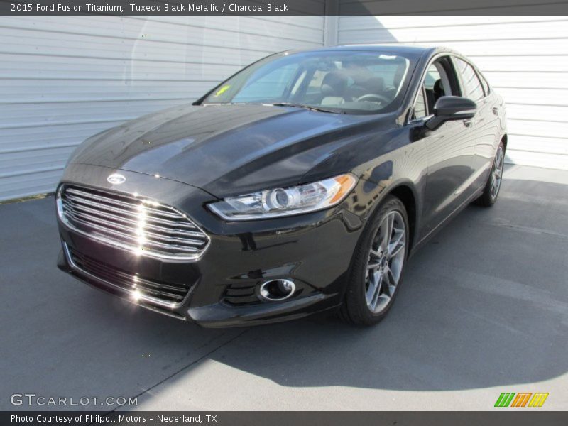 Tuxedo Black Metallic / Charcoal Black 2015 Ford Fusion Titanium