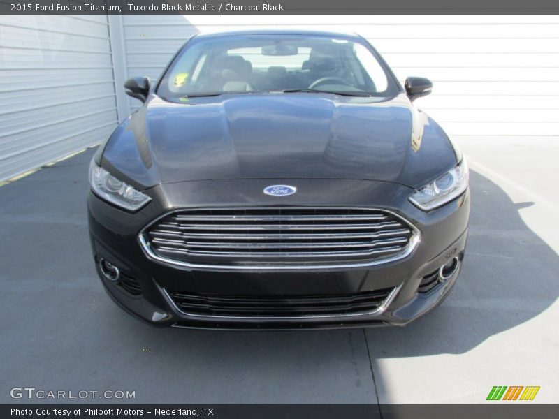 Tuxedo Black Metallic / Charcoal Black 2015 Ford Fusion Titanium