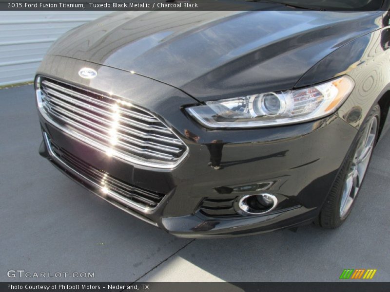 Tuxedo Black Metallic / Charcoal Black 2015 Ford Fusion Titanium