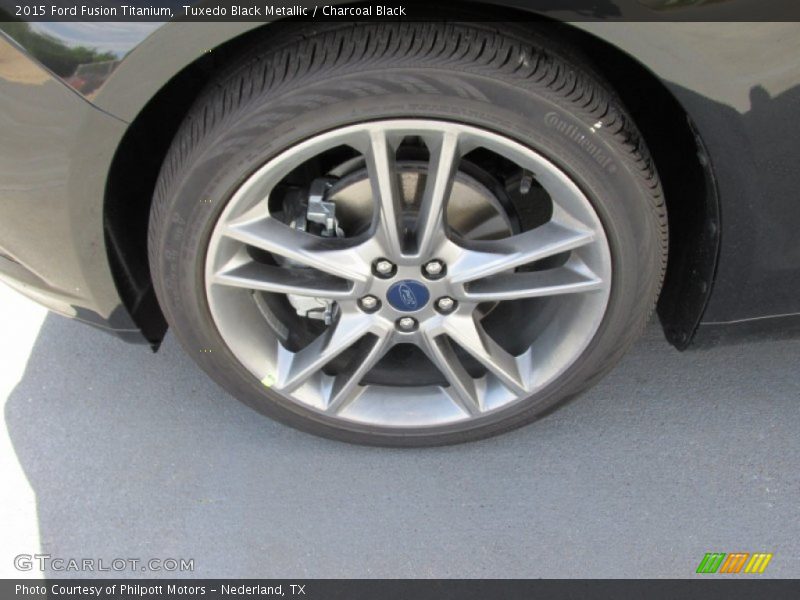 Tuxedo Black Metallic / Charcoal Black 2015 Ford Fusion Titanium