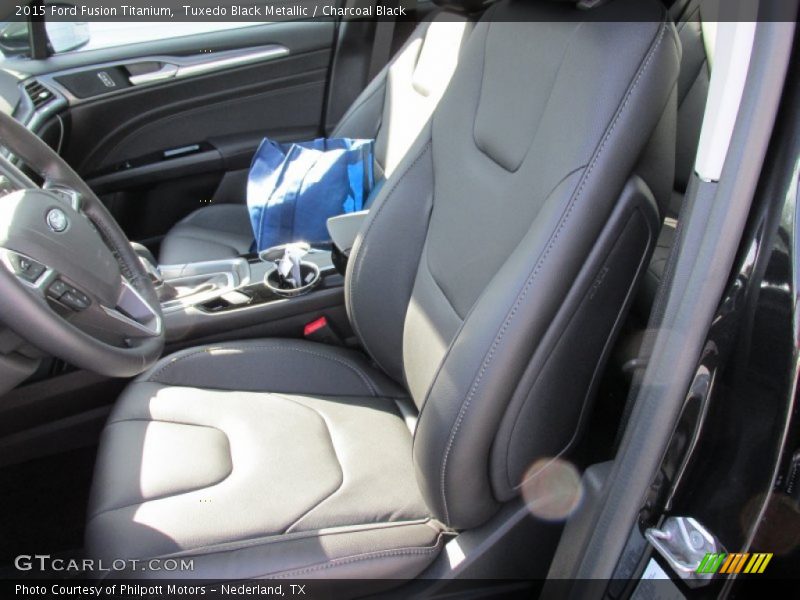 Tuxedo Black Metallic / Charcoal Black 2015 Ford Fusion Titanium