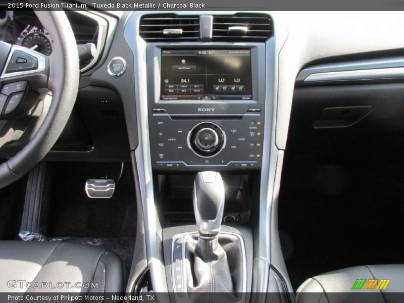 Tuxedo Black Metallic / Charcoal Black 2015 Ford Fusion Titanium