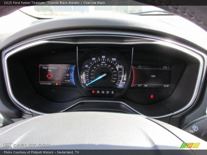 Tuxedo Black Metallic / Charcoal Black 2015 Ford Fusion Titanium