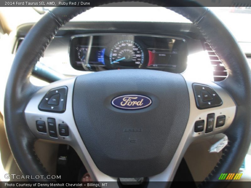 Ruby Red / Dune 2014 Ford Taurus SEL AWD