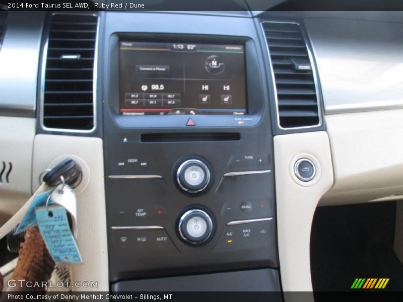 Ruby Red / Dune 2014 Ford Taurus SEL AWD