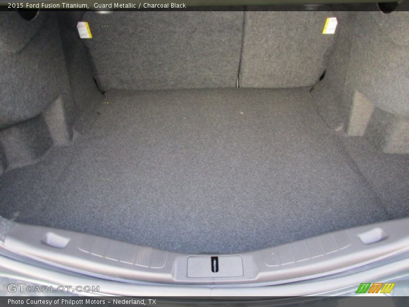 Guard Metallic / Charcoal Black 2015 Ford Fusion Titanium
