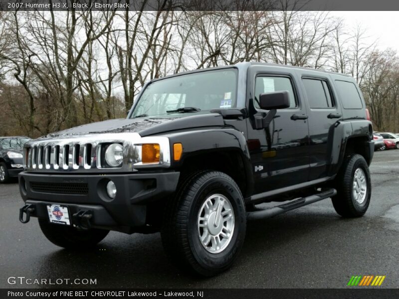 Black / Ebony Black 2007 Hummer H3 X