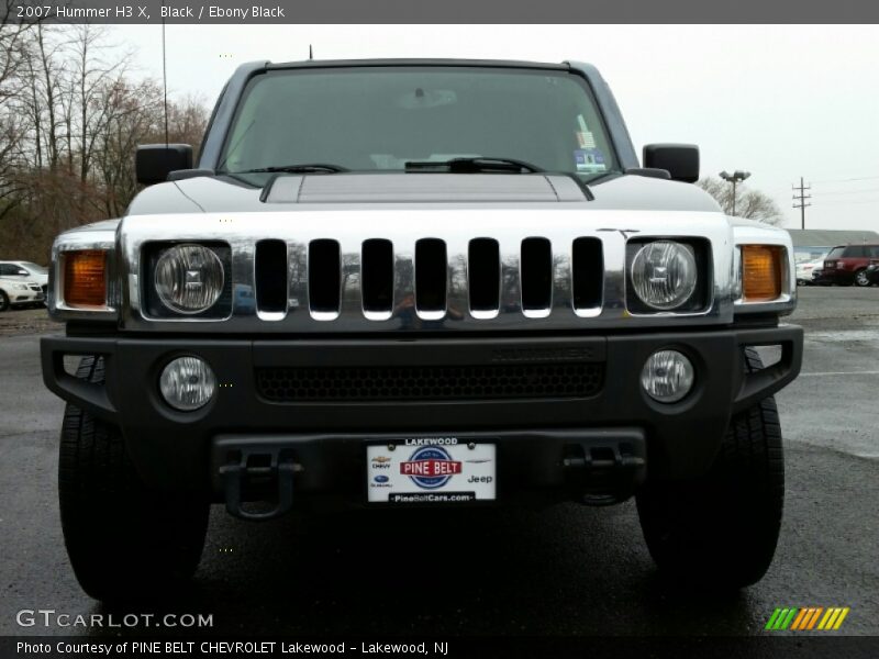 Black / Ebony Black 2007 Hummer H3 X