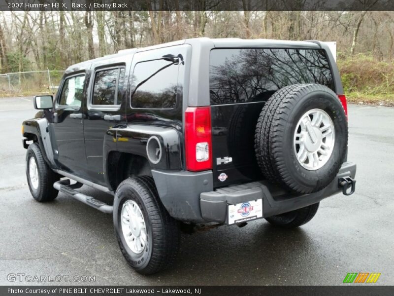 Black / Ebony Black 2007 Hummer H3 X