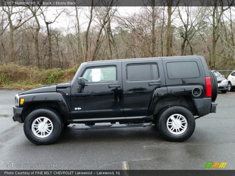 Black / Ebony Black 2007 Hummer H3 X