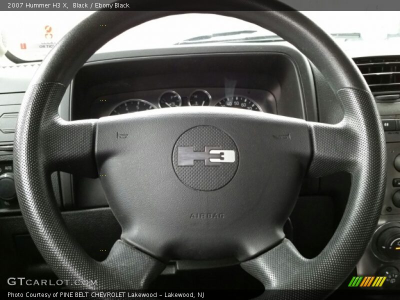 Black / Ebony Black 2007 Hummer H3 X
