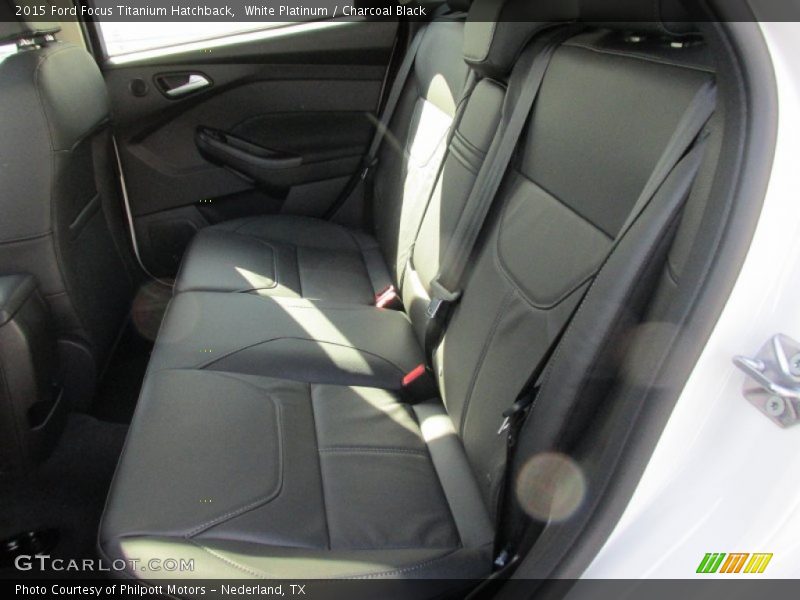 White Platinum / Charcoal Black 2015 Ford Focus Titanium Hatchback