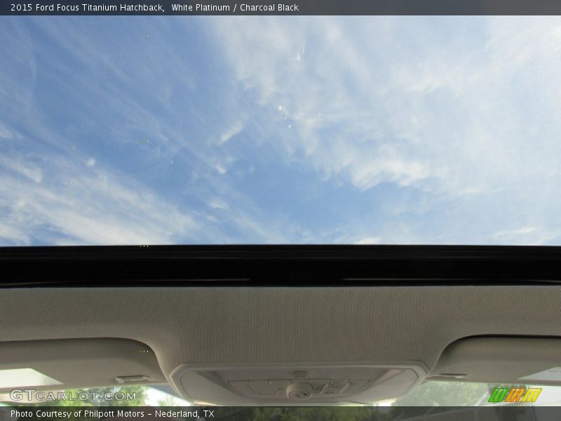 White Platinum / Charcoal Black 2015 Ford Focus Titanium Hatchback