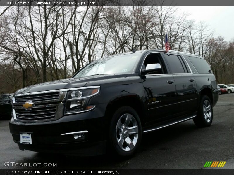 Black / Jet Black 2015 Chevrolet Suburban LTZ 4WD