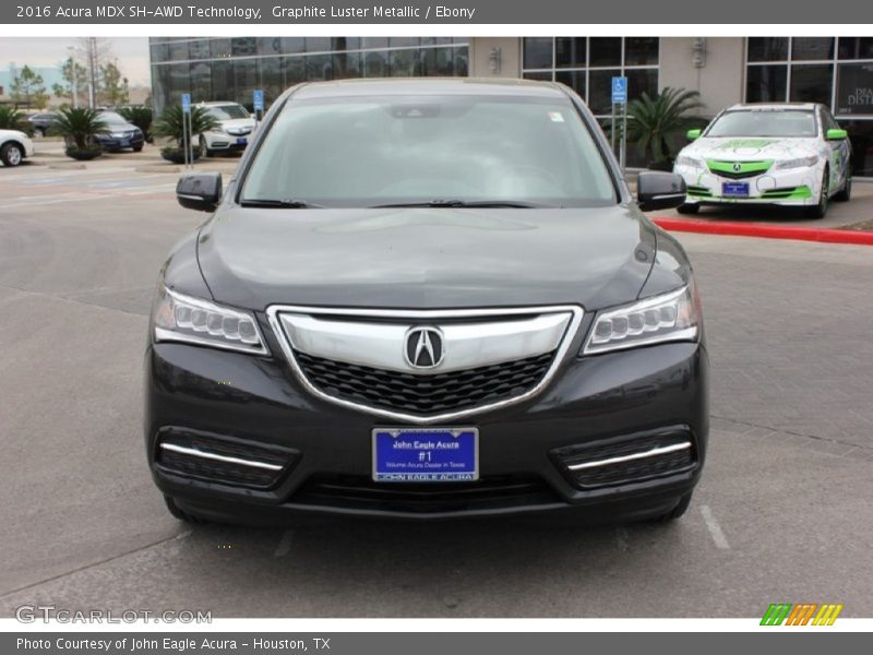 Graphite Luster Metallic / Ebony 2016 Acura MDX SH-AWD Technology