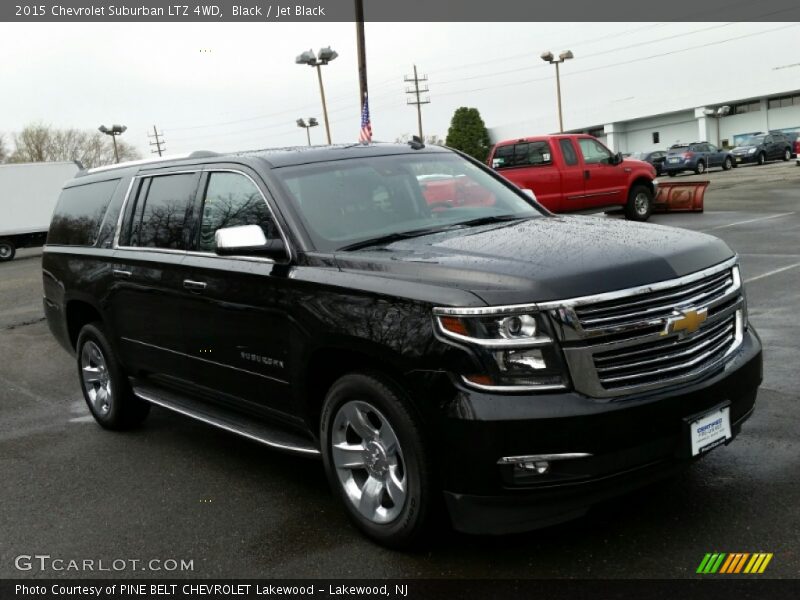 Black / Jet Black 2015 Chevrolet Suburban LTZ 4WD