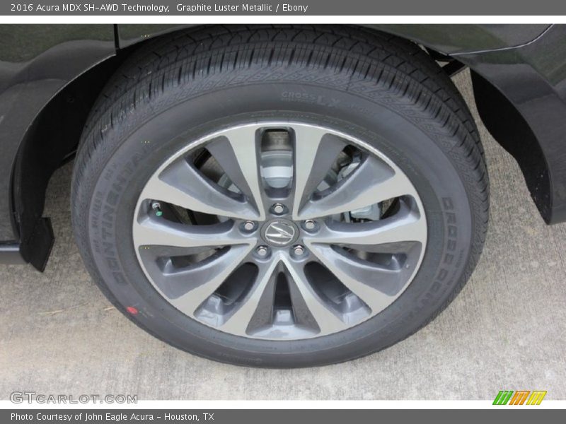 Graphite Luster Metallic / Ebony 2016 Acura MDX SH-AWD Technology