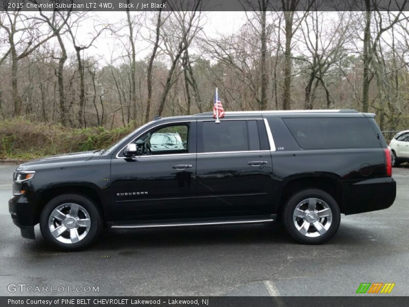 Black / Jet Black 2015 Chevrolet Suburban LTZ 4WD