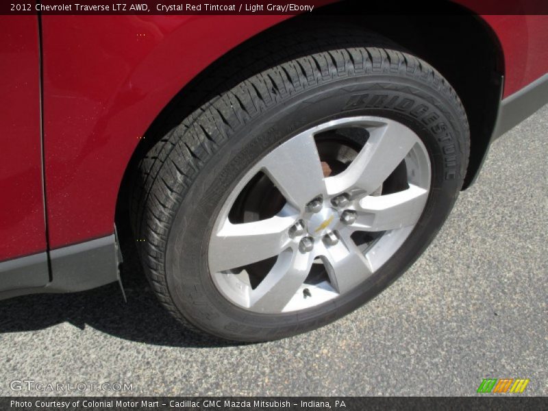 Crystal Red Tintcoat / Light Gray/Ebony 2012 Chevrolet Traverse LTZ AWD