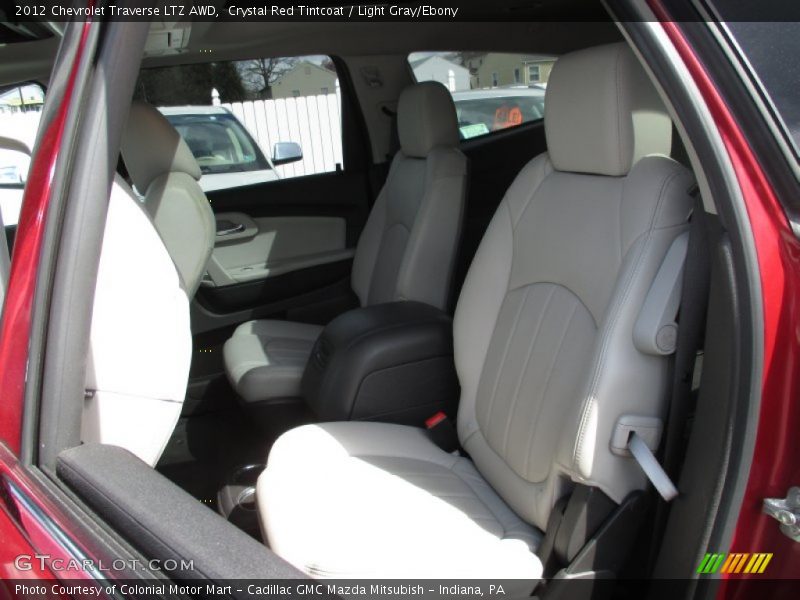 Crystal Red Tintcoat / Light Gray/Ebony 2012 Chevrolet Traverse LTZ AWD