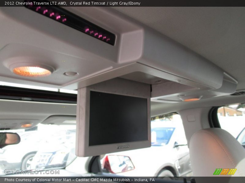 Crystal Red Tintcoat / Light Gray/Ebony 2012 Chevrolet Traverse LTZ AWD