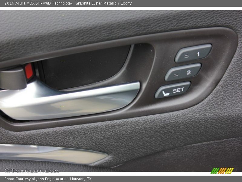 Graphite Luster Metallic / Ebony 2016 Acura MDX SH-AWD Technology