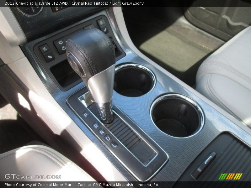 Crystal Red Tintcoat / Light Gray/Ebony 2012 Chevrolet Traverse LTZ AWD