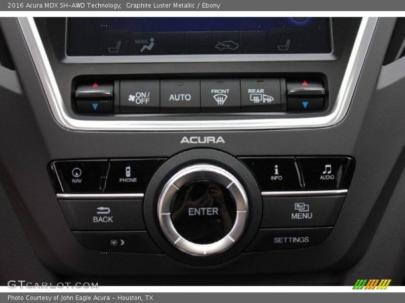 Graphite Luster Metallic / Ebony 2016 Acura MDX SH-AWD Technology