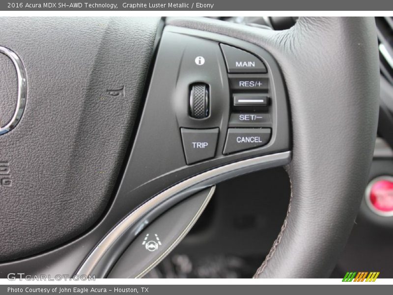Graphite Luster Metallic / Ebony 2016 Acura MDX SH-AWD Technology
