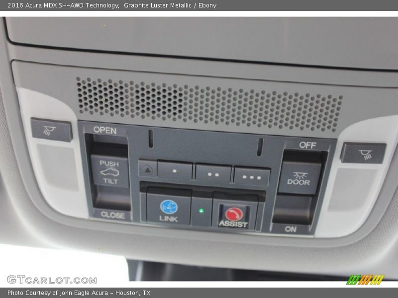 Graphite Luster Metallic / Ebony 2016 Acura MDX SH-AWD Technology