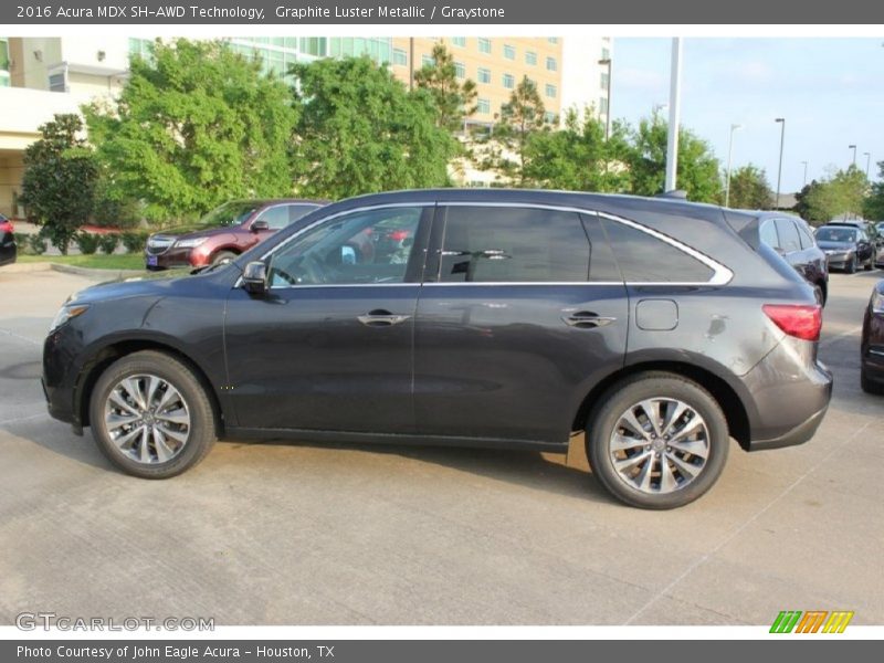 Graphite Luster Metallic / Graystone 2016 Acura MDX SH-AWD Technology