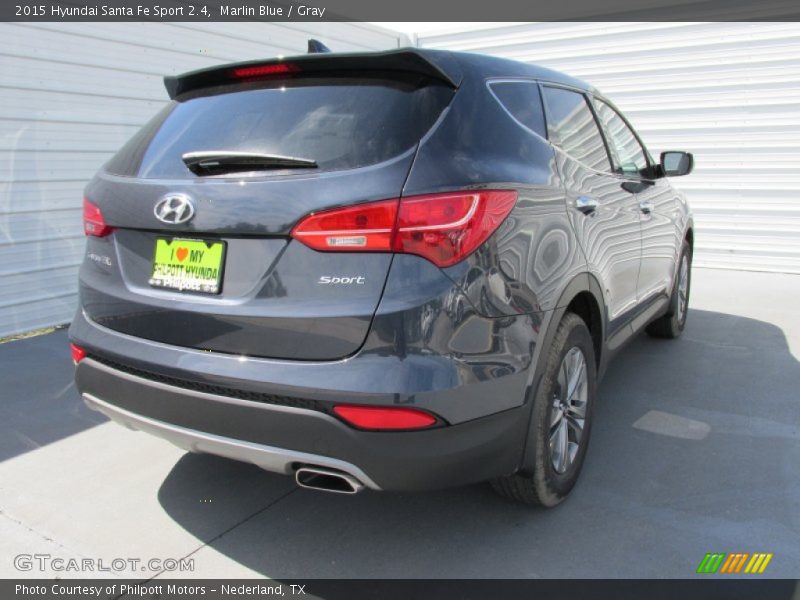 Marlin Blue / Gray 2015 Hyundai Santa Fe Sport 2.4