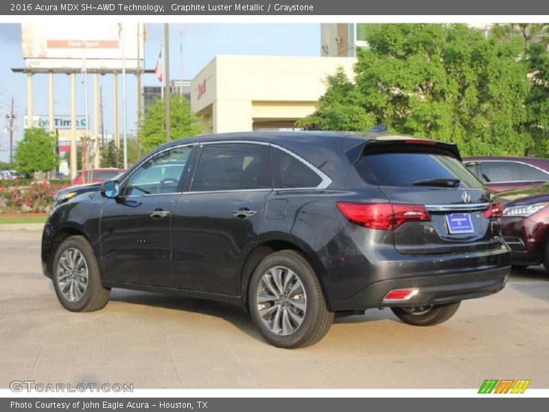 Graphite Luster Metallic / Graystone 2016 Acura MDX SH-AWD Technology