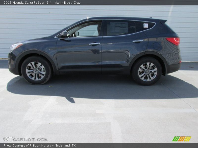 Marlin Blue / Gray 2015 Hyundai Santa Fe Sport 2.4