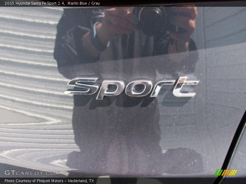 Marlin Blue / Gray 2015 Hyundai Santa Fe Sport 2.4