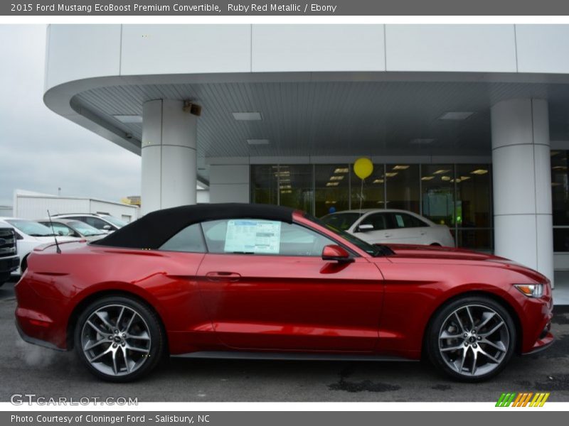  2015 Mustang EcoBoost Premium Convertible Ruby Red Metallic
