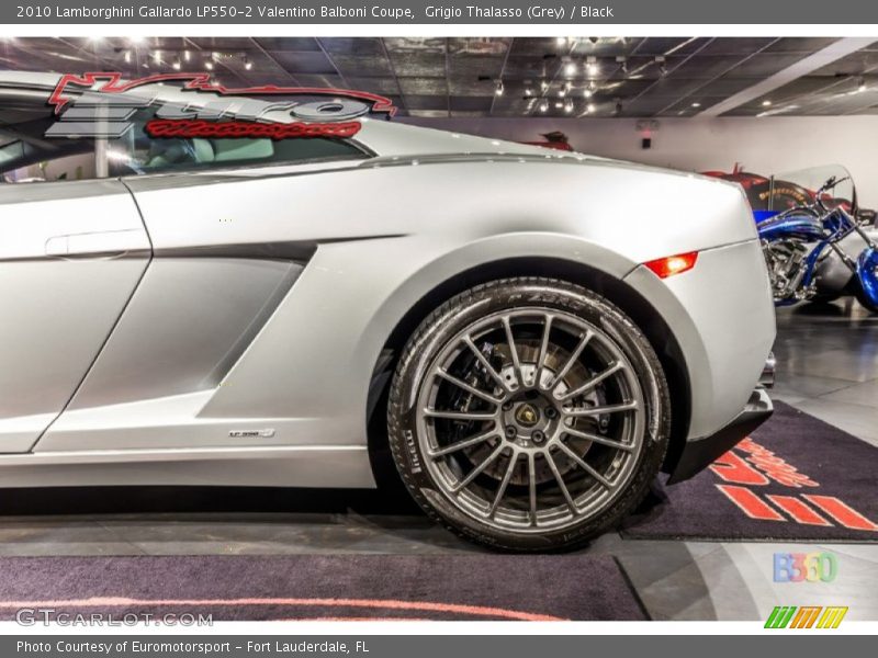 Grigio Thalasso (Grey) / Black 2010 Lamborghini Gallardo LP550-2 Valentino Balboni Coupe