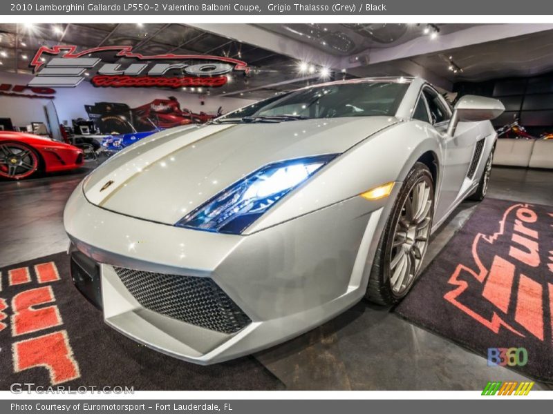 Grigio Thalasso (Grey) / Black 2010 Lamborghini Gallardo LP550-2 Valentino Balboni Coupe