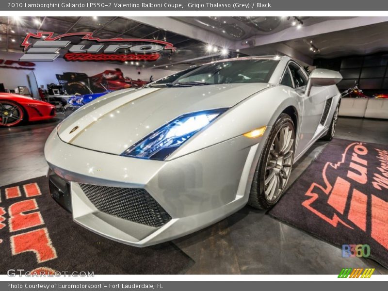 Grigio Thalasso (Grey) / Black 2010 Lamborghini Gallardo LP550-2 Valentino Balboni Coupe