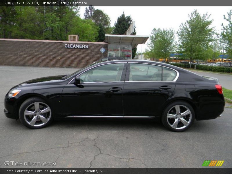Obsidian Black / Cashmere 2007 Lexus GS 350