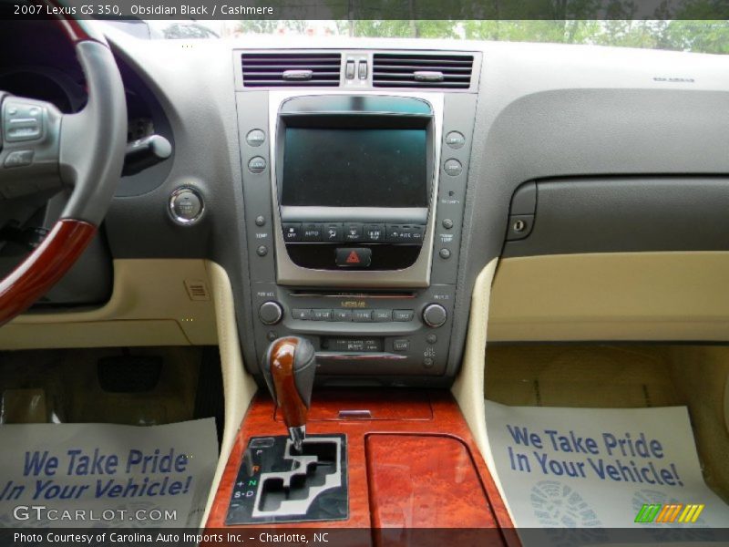 Obsidian Black / Cashmere 2007 Lexus GS 350
