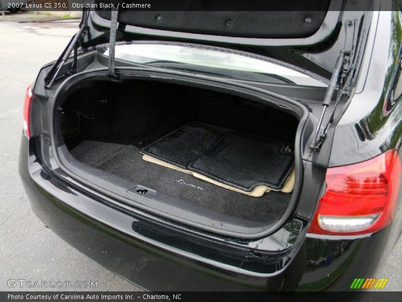 Obsidian Black / Cashmere 2007 Lexus GS 350