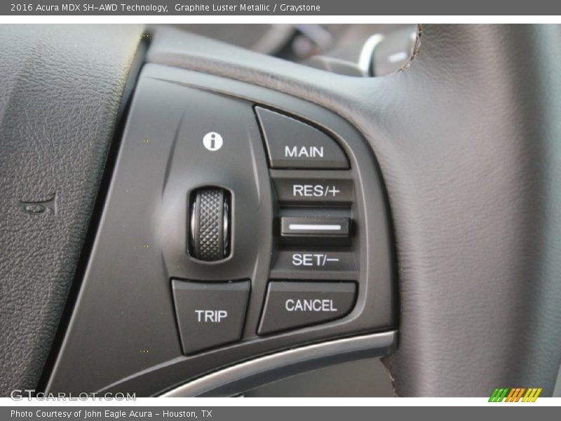 Graphite Luster Metallic / Graystone 2016 Acura MDX SH-AWD Technology