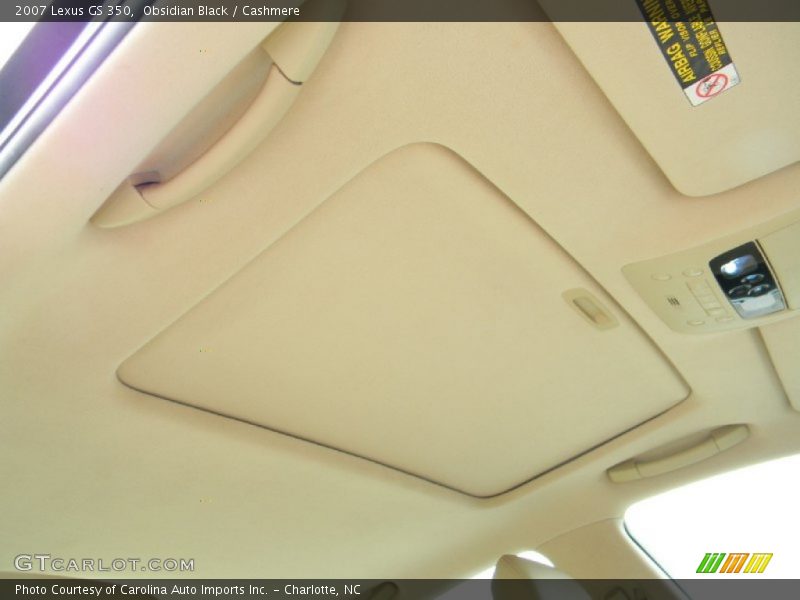 Obsidian Black / Cashmere 2007 Lexus GS 350