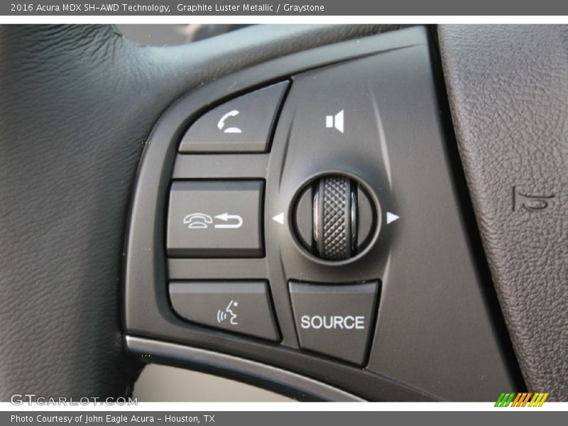 Graphite Luster Metallic / Graystone 2016 Acura MDX SH-AWD Technology