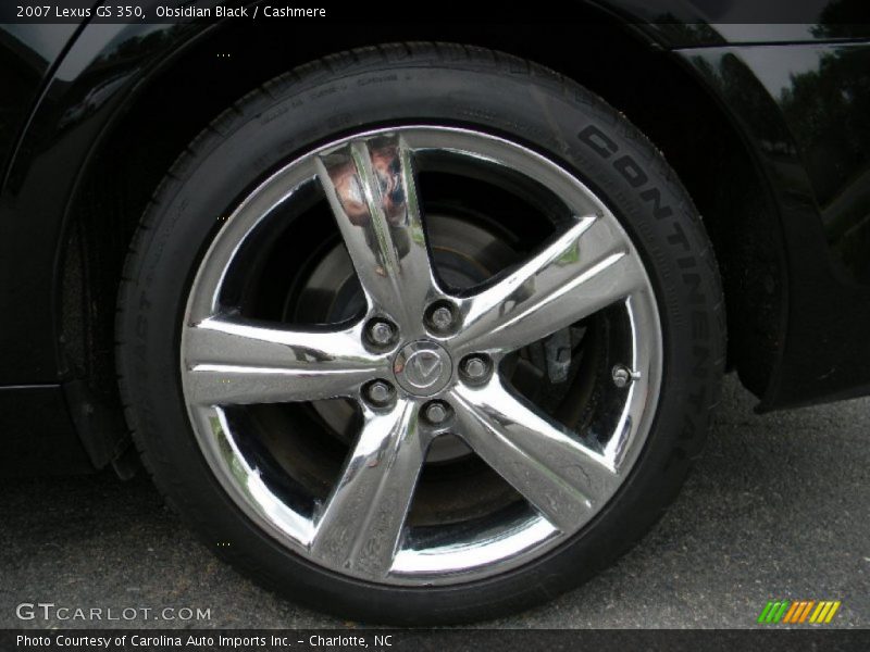 Obsidian Black / Cashmere 2007 Lexus GS 350