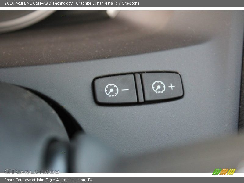 Graphite Luster Metallic / Graystone 2016 Acura MDX SH-AWD Technology