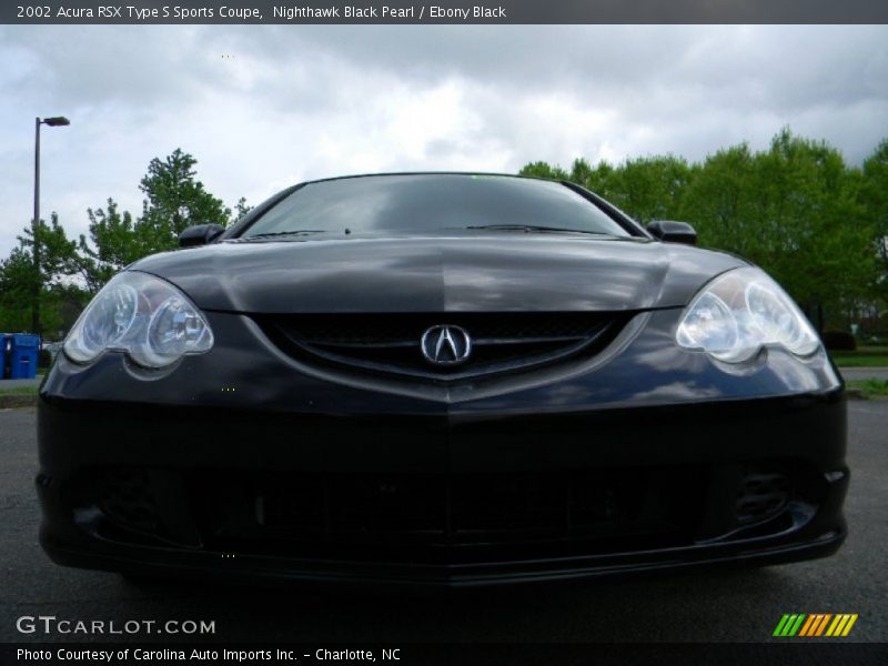 Nighthawk Black Pearl / Ebony Black 2002 Acura RSX Type S Sports Coupe