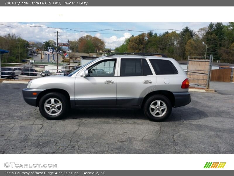 Pewter / Gray 2004 Hyundai Santa Fe GLS 4WD